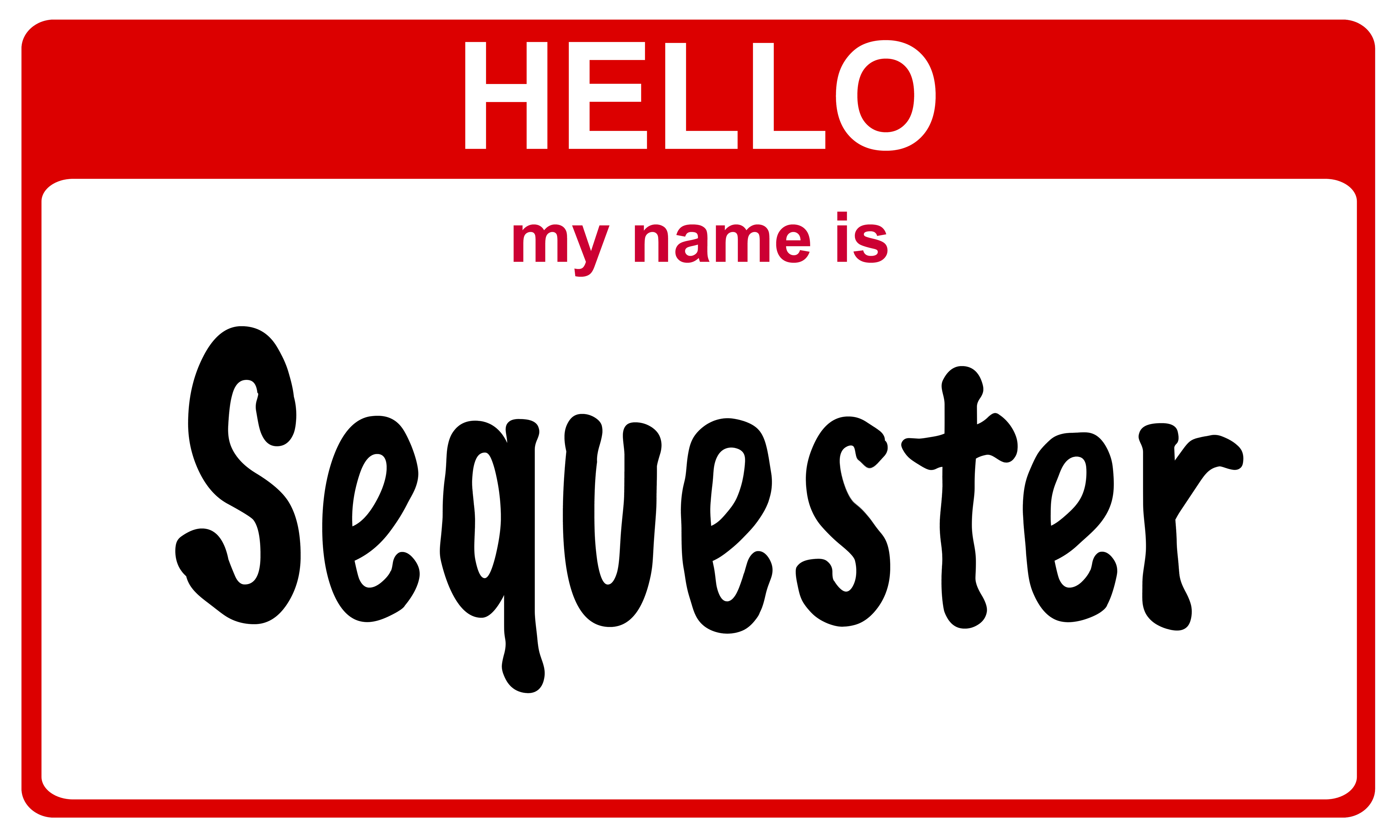 Sequester (name tag)