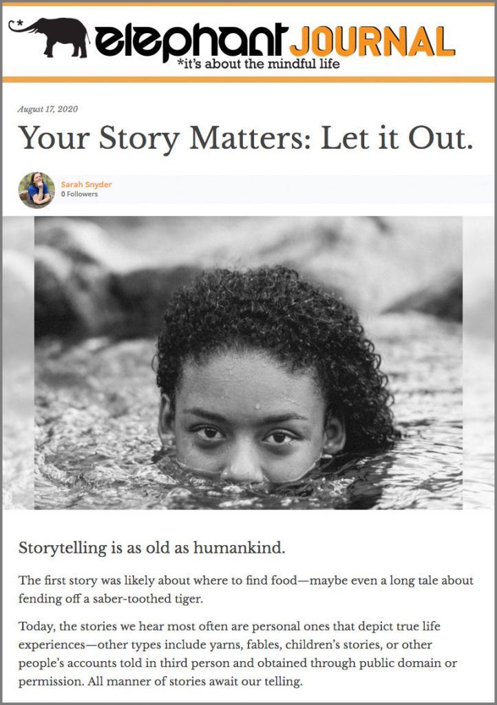 Elephant Journal Article